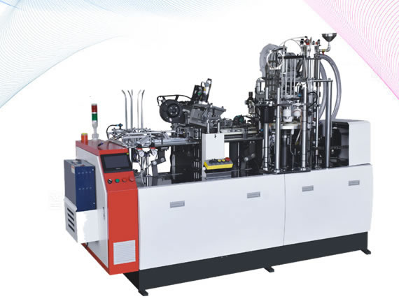 Disposable plastic cup wrapping machine